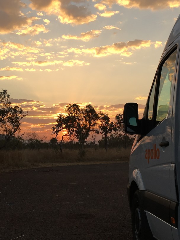 Gratis campsite bij Fitzroy Crossing