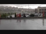 Schuilen voor een wolkbreuk in Kastamonu