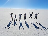 Fotosessie op de zoutvlakte