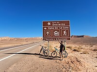 Fietsen naar Valle de la Luna