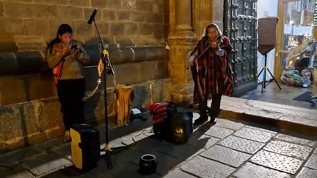 Straatmuziek Cusco