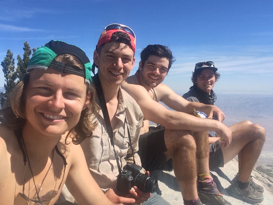 At the summit of San Jacinto