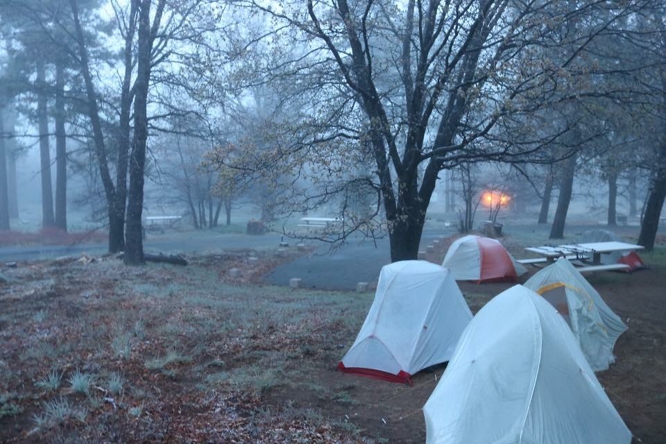 The cold cold Night at Mount Laguna