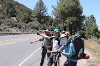 Hitching to Skip te Fire Closure before Idyllwild