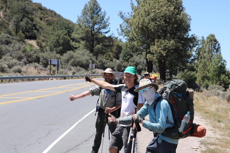 Hitching to Skip te Fire Closure before Idyllwild