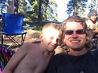 Me and Levi at the trailmagic