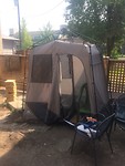 Outside Shower at Bunk ‘n Brew