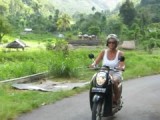 Renee op scooter
