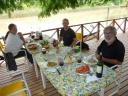 Padre, madre y hiyo van Los Pecanos