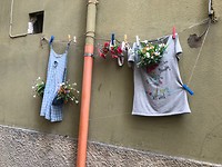 "Straatnaambordjes" in Bosa
