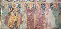 Catalaanse fresco in kerkje