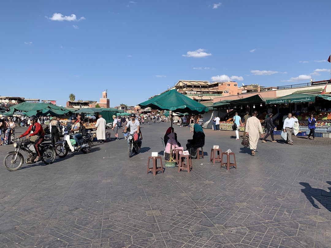 Waarzegsters op Jemaa El-FNA