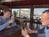 “De Havenmeester”, jachthaven eet café, aanbevolen!