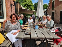 Lunch met de sportvriendinnen
