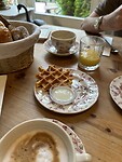 Wafel van zoete aardappel