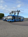 Elektrische bussen aan het laden