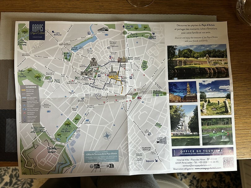Plattegrond van Arras