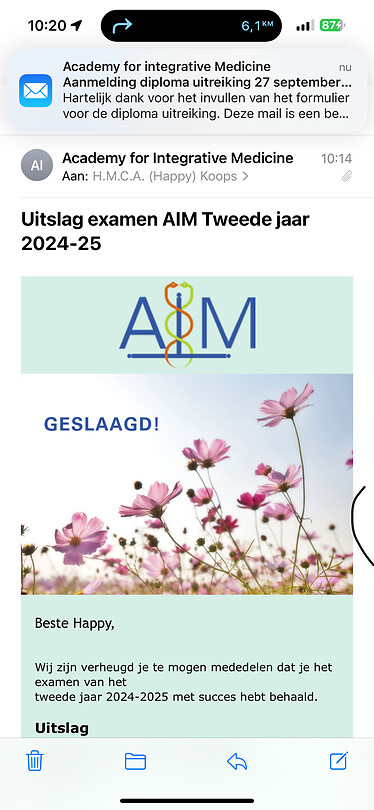 Geslaagd