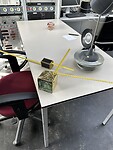 Model van oa de “Dragonfly” met uitgeklapte “antennes”
