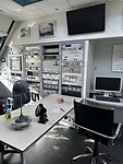 In de “cockpit” van de radiotelescoop