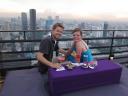 Cocktail view vanaf Moon bar