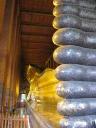 50m lange 'reclining' Buddha bij Wat Pho tempel
