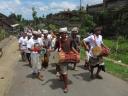 Optocht op Bali