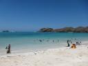 Schoolvakantie op Lombok strand (Tanjung Aan)