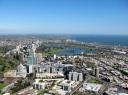 Albert park (circuit) en Oceaan vanaf Eureka tower