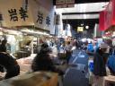 's ochtends bij de Tsukiji fish market Tokyo