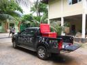 Watertank gevuld voor Songkran (thai nieuwjaar)