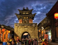 Winkelstraat in Pingyao.