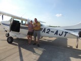 Klaar voor de vlucht boven de Okavangodelta