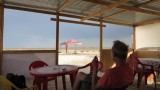 Restaurant aan Kaspische Zee