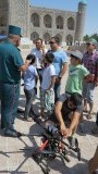 Japanse filmploeg met drone