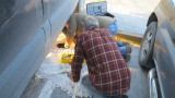 Khovd: reparatie watertank.
