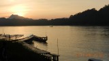 Mekong zonsondergang