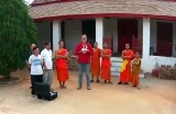 Luang Prabang: Oefenen met de drone in de Wat