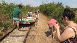 Battambang: bamboetrein