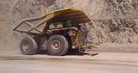 Truck in kopermijn