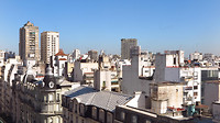 Uitzicht over Buenos Aires vanuit appartement