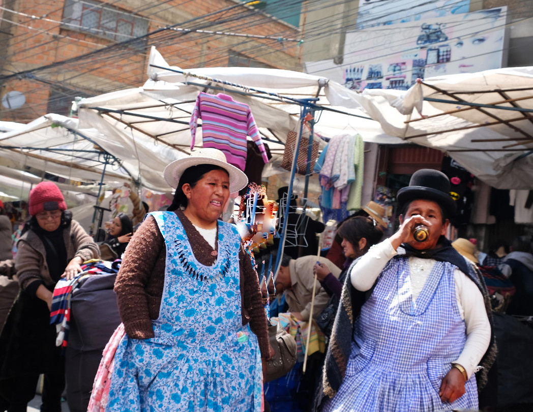 Op de markt