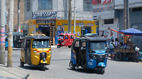 Tuktuks in stadje