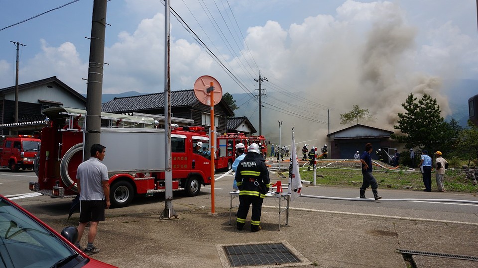 De brand in de schuur