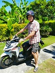 Eerste rit met de scooter