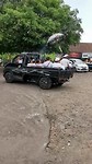 Het vertrek van alle auto's
