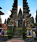 In Kintamani mooie tempel.