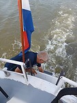 Even de gasfles open zetten.