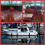 De bedden zijn opgemaakt en de boot zit in de lak :-)