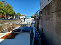 Smalle sluis in Gorinchem